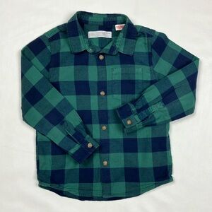 Zara Plaid Shirt (size 4-5)
